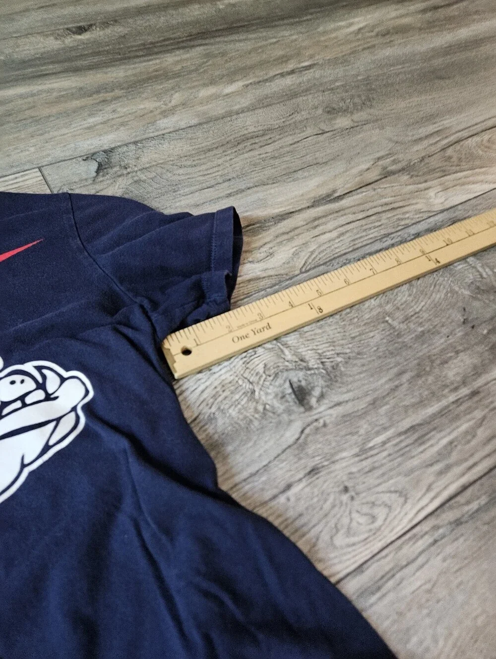 Nike Navy Short-Sleeve Bulldog Graphic Tee Gonzaga